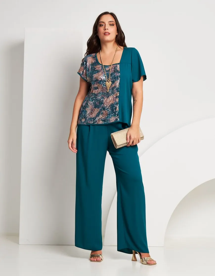 Casacchina smeraldo con paillettes