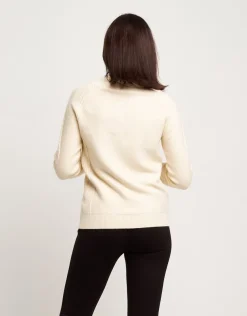 Dolcevita a coste con maniche raglan