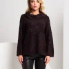 Dolcevita con filato in paillettes