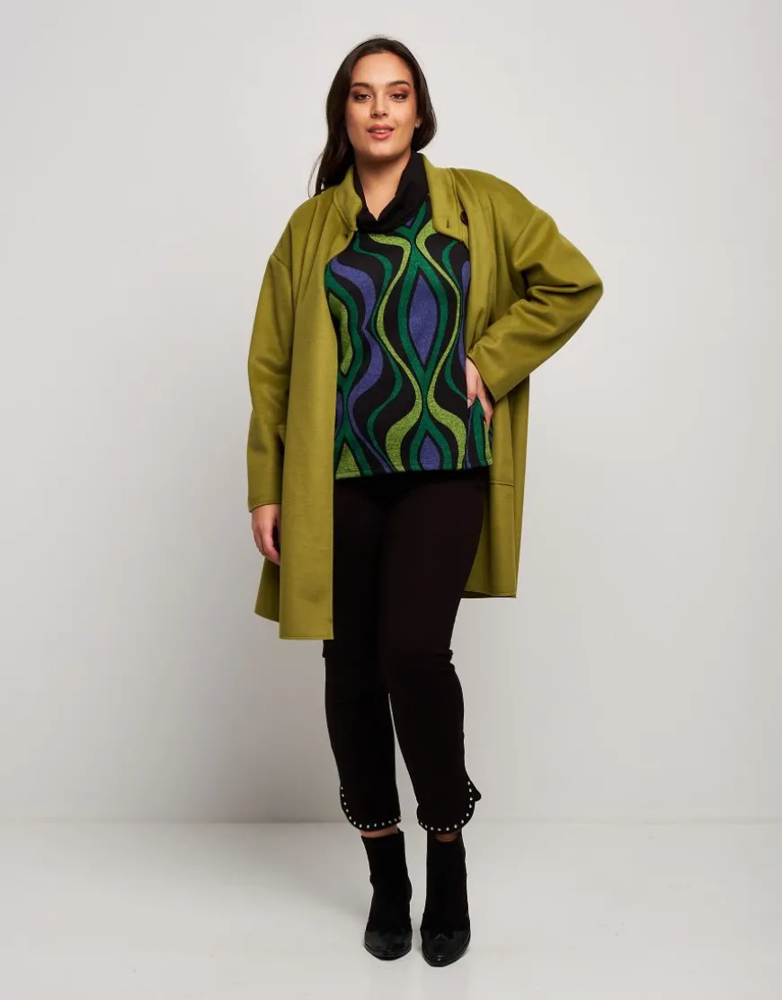 Dolcevita in jacquard fantasia