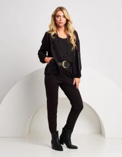 Giacca bomber con dettagli di paillettes