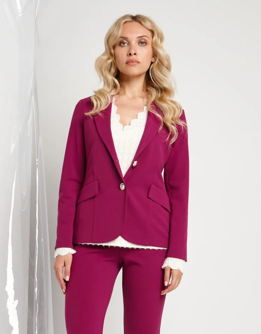 Giacca color magenta