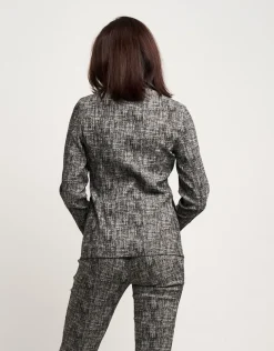 Giacca con filato in lurex