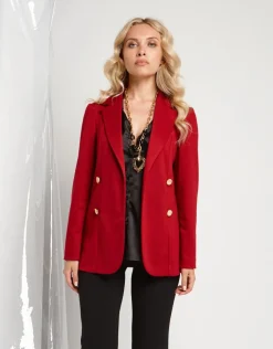 Giacca con revers e bottoni