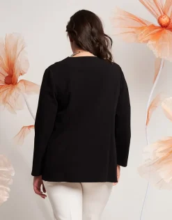 Giacca con revers e dettagli