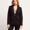 Giacca con revers e pattine