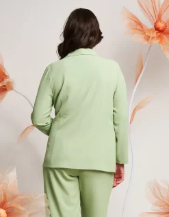 Giacca con scollo drappeggiato