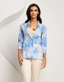 Giacca fantasia con revers