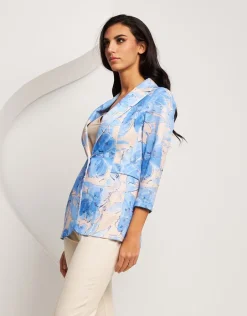 Giacca fantasia con revers