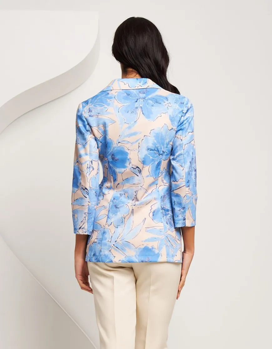 Giacca fantasia con revers