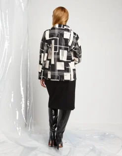 Giacca fantasia geometrica