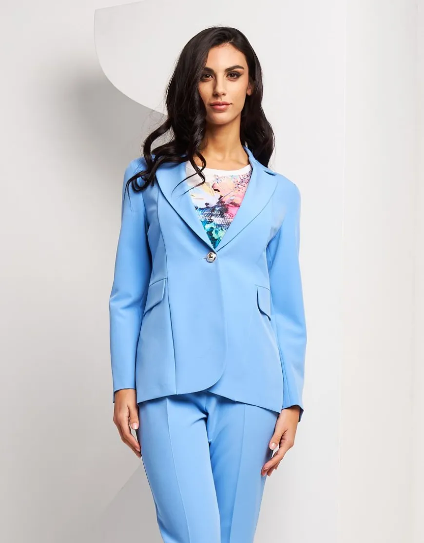Giacca in bistretch con revers
