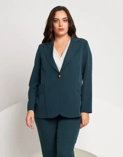 Giacca in bistretch pino