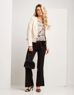 Giacca in ecosuede con borchie