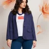 Giacca in ecosuede con reveres