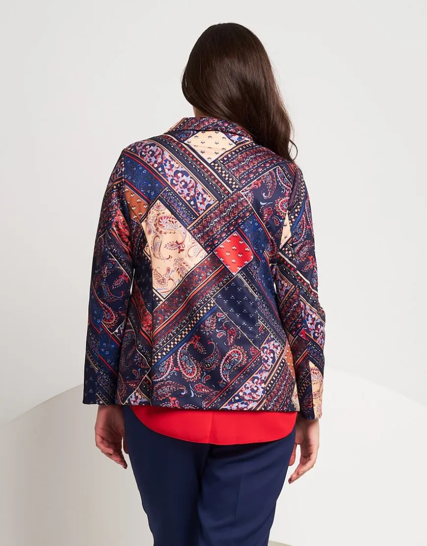 Giacca in fantasia patch