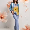 Giacchino in jeans con paillettes