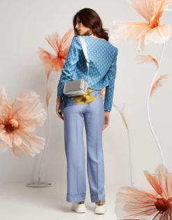 Giacchino in jeans con paillettes