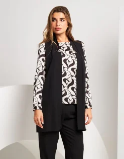 Gilet lungo in fluido