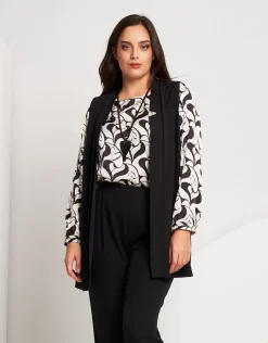 Gilet lungo in fluido