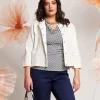 Giubbino in cotone con perle