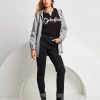 Jeans skinny con dettaglio animalier