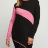 Maglia bicolore in lana