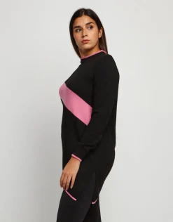 Maglia bicolore in lana
