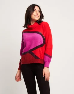 Maglia color block