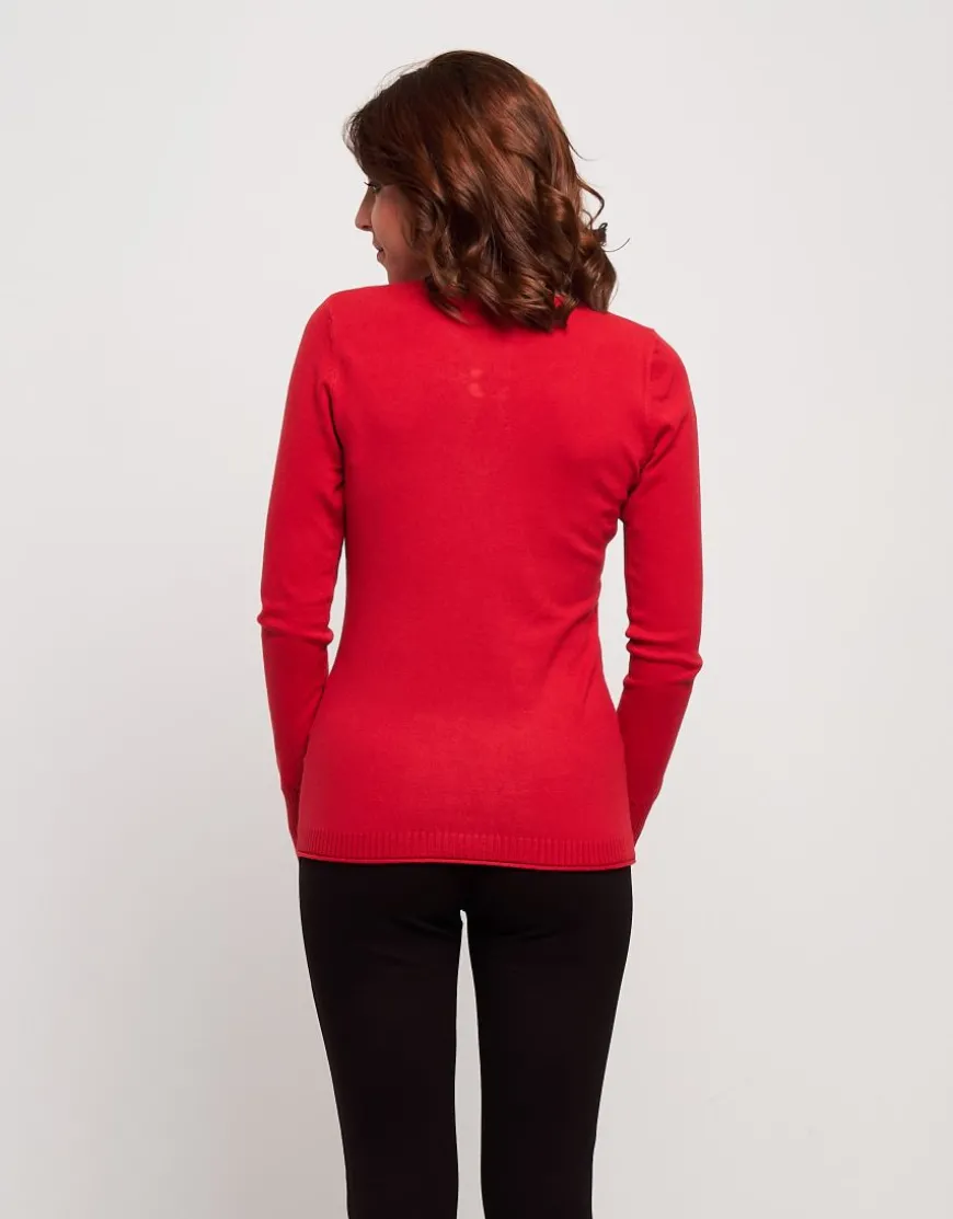 Maglia con aperture sullo scollo