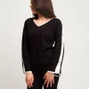 Maglia con bottoni argento