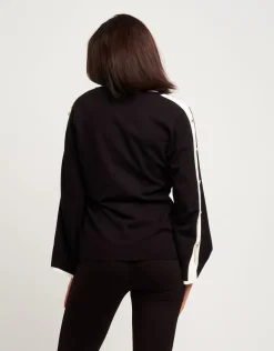 Maglia con bottoni argento