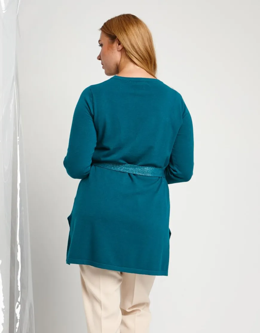 Maglia con cinturina e catena