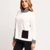 Maglia con dettagli a righe e tasche