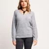 Maglia con filato paillettes