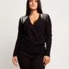 Maglia con frange di strass