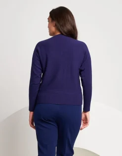 Maglia con onde di strass