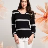 Maglia in maglia battuta con cappe