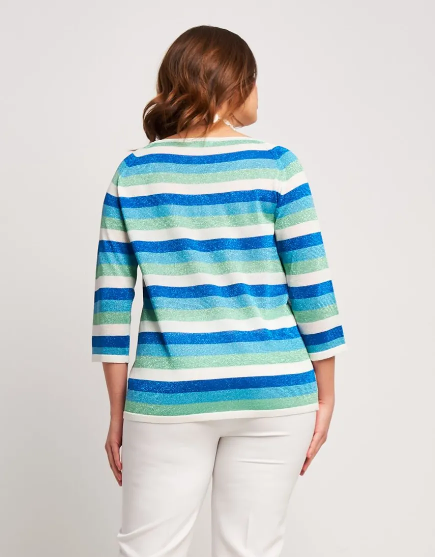 Maglia jacquard geometrica