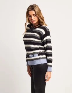 Maglione a righe