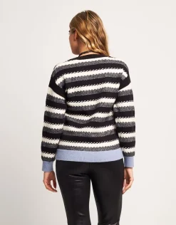Maglione a righe