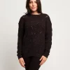 Maglione con lurex multicolor