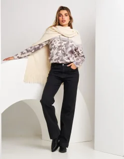 Mantella con paillettes e frange