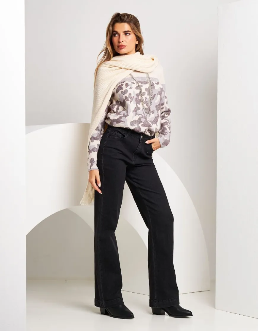 Mantella con paillettes e frange