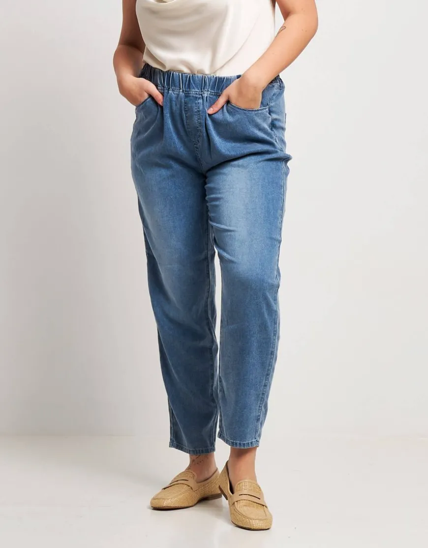 Pantafitness leggero in jeans