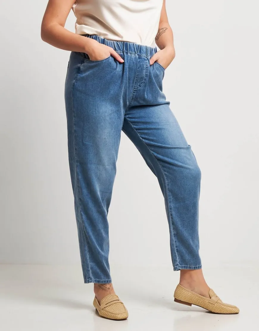 Pantafitness leggero in jeans