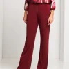 Pantalone a zampa con elastico