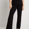 Pantalone a zampa con elastico