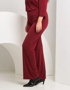 Pantalone a zampa con elastico