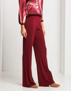 Pantalone a zampa con elastico